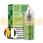 سالت انگور و سیب سبز خیار پاد سالت <br><span>Pod Salt Nexus White Grape Cucumber Apple 30ml</span> - Image 2